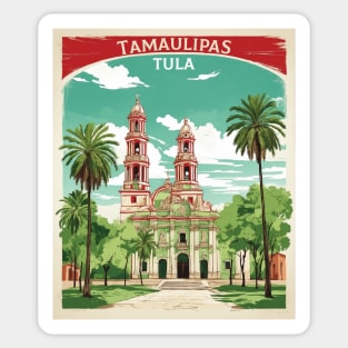 Tula Tamaulipas Mexico Vintage Tourism Travel Sticker